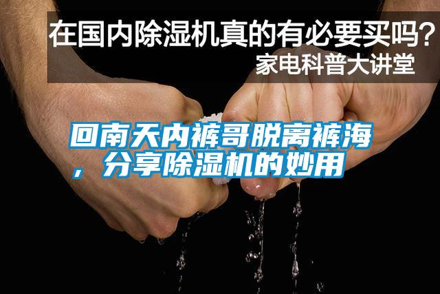 回南天内裤哥脱离裤海，分享除湿机的妙用