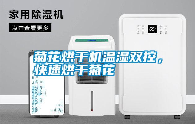 菊花烘干机温湿双控,快速烘干菊花