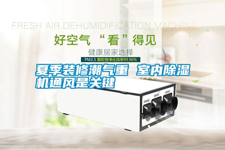 夏季装修潮气重 室内除湿机通风是关键