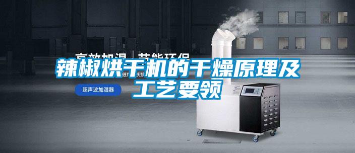 辣椒烘干机的干燥原理及工艺要领