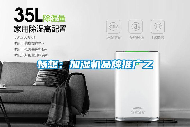 畅想：加湿机品牌推广之