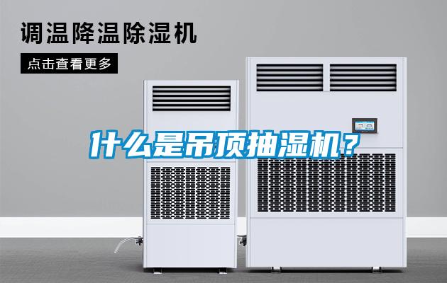 什么是吊顶抽湿机？