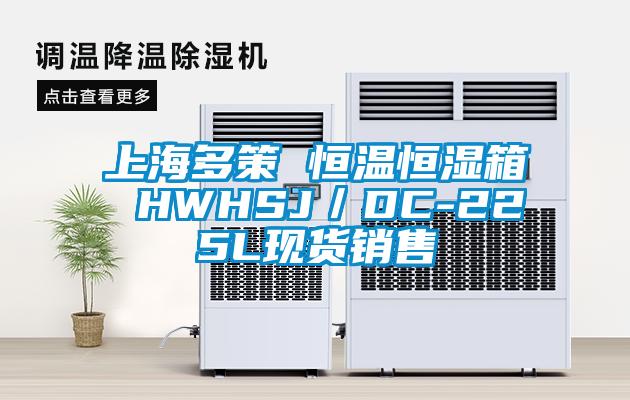 上海多策 恒温恒湿箱 HWHSJ／DC-225L现货销售