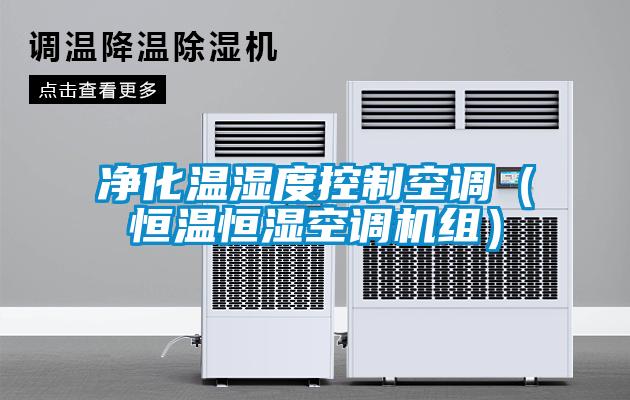 净化温湿度控制空调（恒温恒湿空调机组）