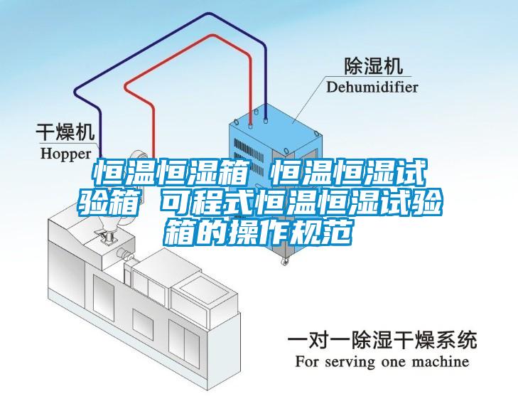 恒温恒湿箱 恒温恒湿试验箱 可程式恒温恒湿试验箱的操作规范