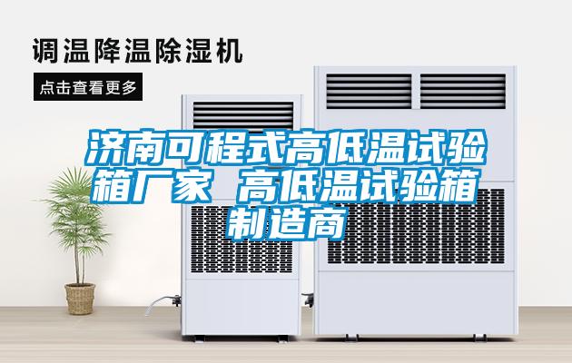 济南可程式高低温试验箱厂家 高低温试验箱制造商