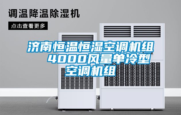 济南恒温恒湿空调机组  4000风量单冷型空调机组