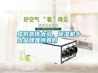 常见问题虚假宣传太多，除湿机十大品牌难辨真假