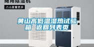 黄山高低温湿热试验箱 返回列表页