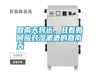 企业新闻回南天将近，且看如何应对湿漉漉的回南天