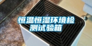 恒温恒湿环境检测试验箱