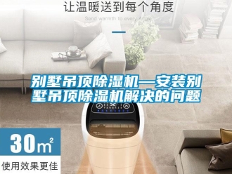 企业新闻别墅吊顶除湿机—安装别墅吊顶除湿机解决的问题