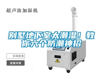 企业新闻别墅地下室太潮湿！教你六个防潮神招