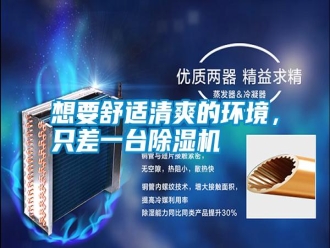 知识百科想要舒适清爽的环境，只差一台除湿机