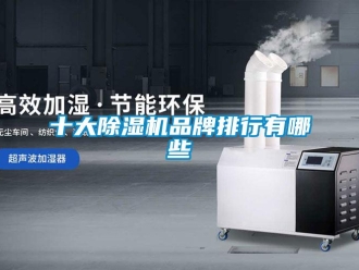 企业新闻十大除湿机品牌排行有哪些