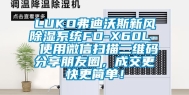 LUKO弗迪沃斯新风除湿系统FD-X60L  使用微信扫描二维码分享朋友圈，成交更快更简单！