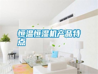 知识百科恒温恒湿机产品特点