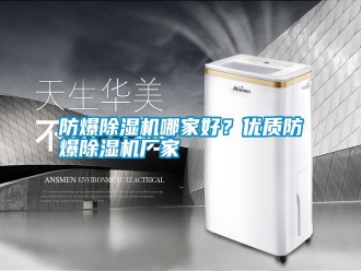 常见问题防爆除湿机哪家好？优质防爆除湿机厂家
